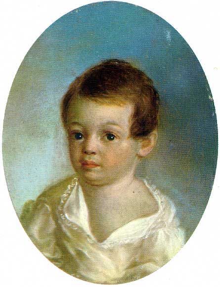 Пушкин в детстве, 1800-1802 гг. Ксавье де Местр Пушкин в детстве, 1800-1802 гг. Ксавье де Местр