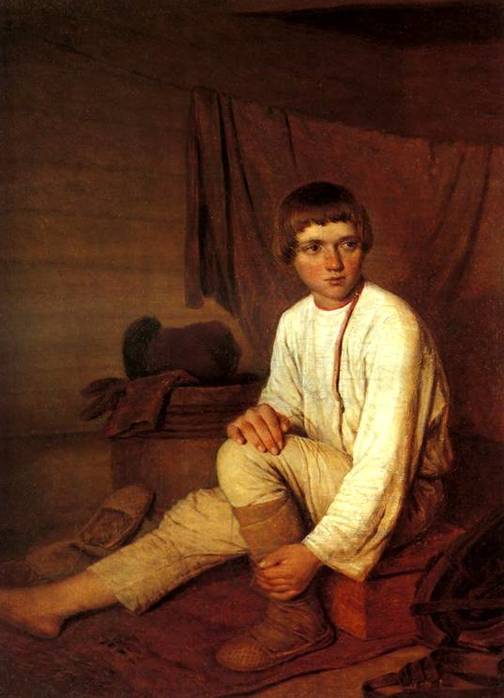 Венецианов. Крестьянский мальчик. Венецианов. Крестьянский мальчик.